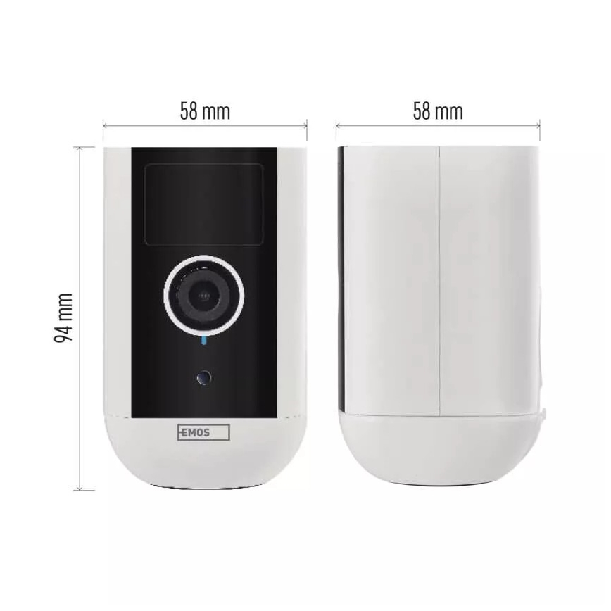 Pametna vanjska kamera sa senzorom pokreta GoSmart 5V 9600mAh IP65 Wi-Fi Tuya