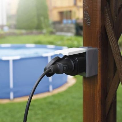 Pametna vanjska utičnica GoSmart 3680W/230V/16A Wi-Fi Tuya IP44