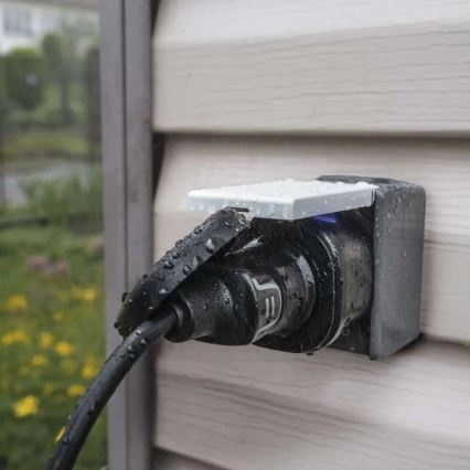 Pametna vanjska utičnica GoSmart 3680W/230V/16A Wi-Fi Tuya IP44
