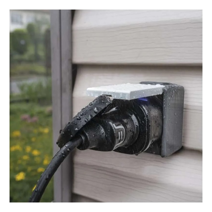 Pametna vanjska utičnica GoSmart 3680W/230V/16A Wi-Fi Tuya IP44