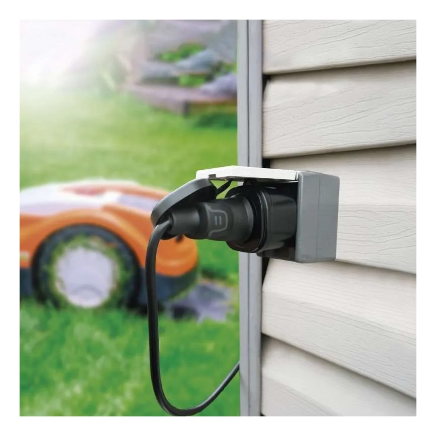 Pametna vanjska utičnica GoSmart 3680W/230V/16A Wi-Fi Tuya IP44