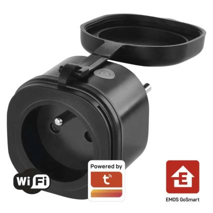Pametna vanjska utičnica GoSmart 3680W/230V/16A Wi-Fi Tuya IP44