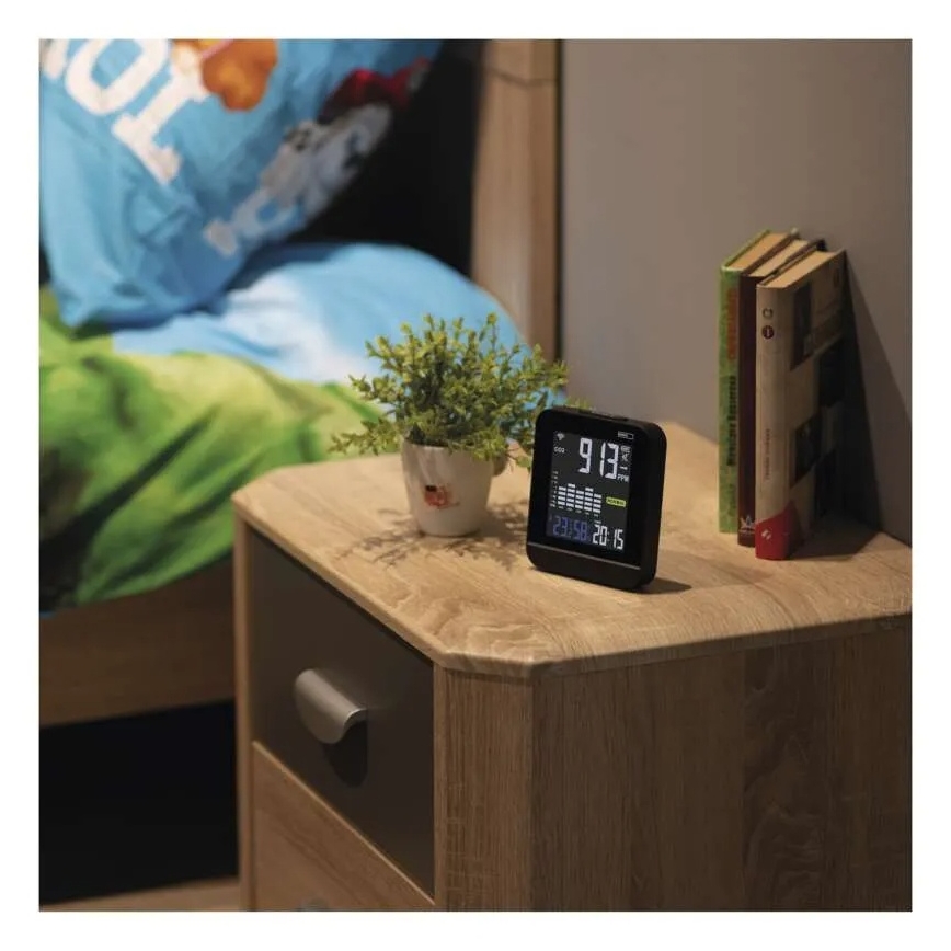 Pametni monitor kvalitete zraka GOSMART 5V Wi-Fi