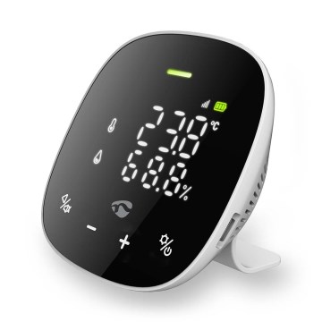 Pametni monitor kvalitete zraka s LED zaslonom SmartLife Wi-Fi