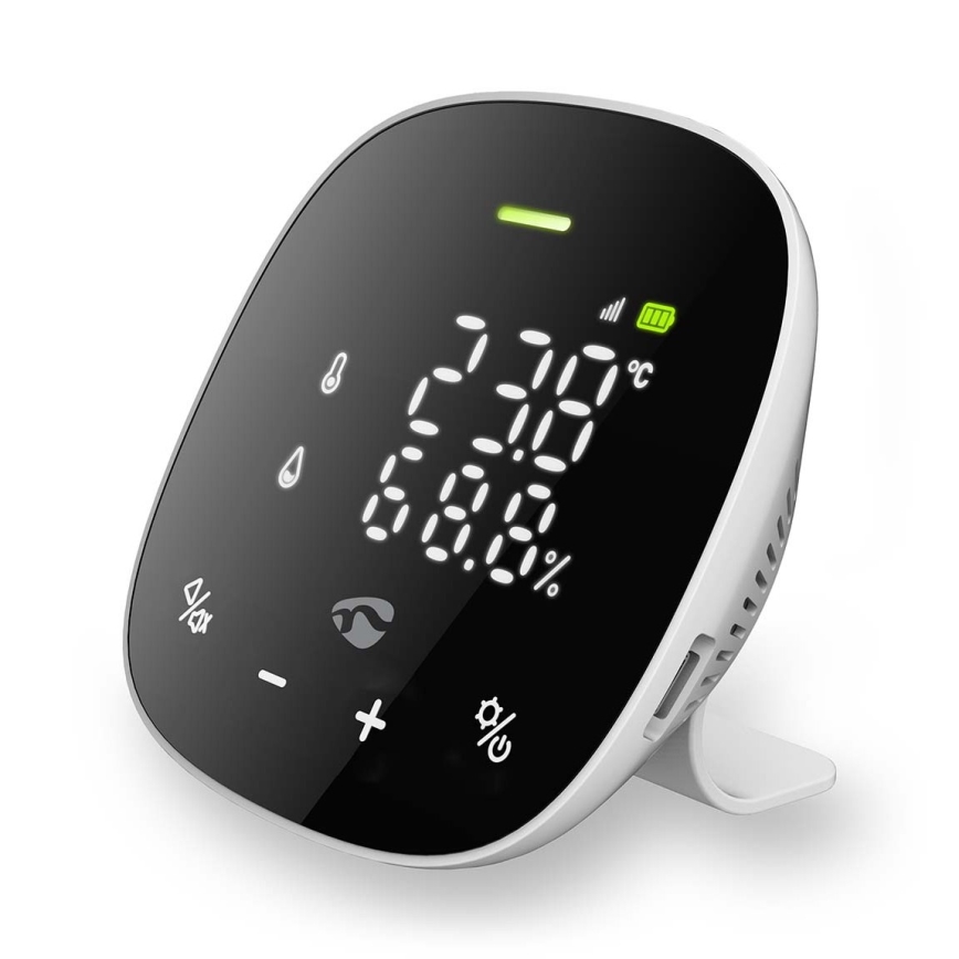 Pametni monitor za kvalitetu zraka s LED zaslonom SmartLife Wi-Fi