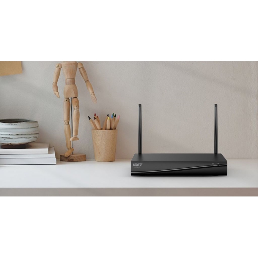 Pametni nadzorni sustav + 4 kamere, svaka s 2K+ senzorom, 12V, IP65, Wi-Fi, kompatibilan s Tuya