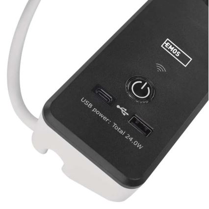 Pametni produžni kabel s prekidačem GoSmart 4Z + 1xUSB-A + 1xUSB-C 2 m Wi-Fi Tuya