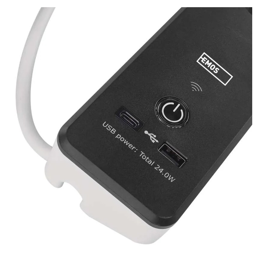 Pametni produžni kabel s prekidačem GoSmart 4Z + 1xUSB-A + 1xUSB-C 2 m Wi-Fi Tuya