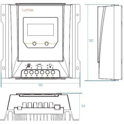 Pametni regulator solarnog punjenja MPPT 12-24V/20A IP32