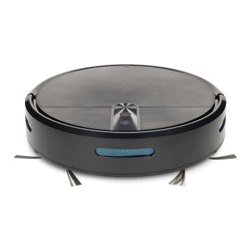 Pametni robotski usisavač s mopom SmartLife 2600 mAh Wi-Fi Tuya crni + daljinski upravljač