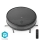 Pametni robotski usisivač s mopom 28W/2500 mAh Wi-Fi crna + daljinski upravljač