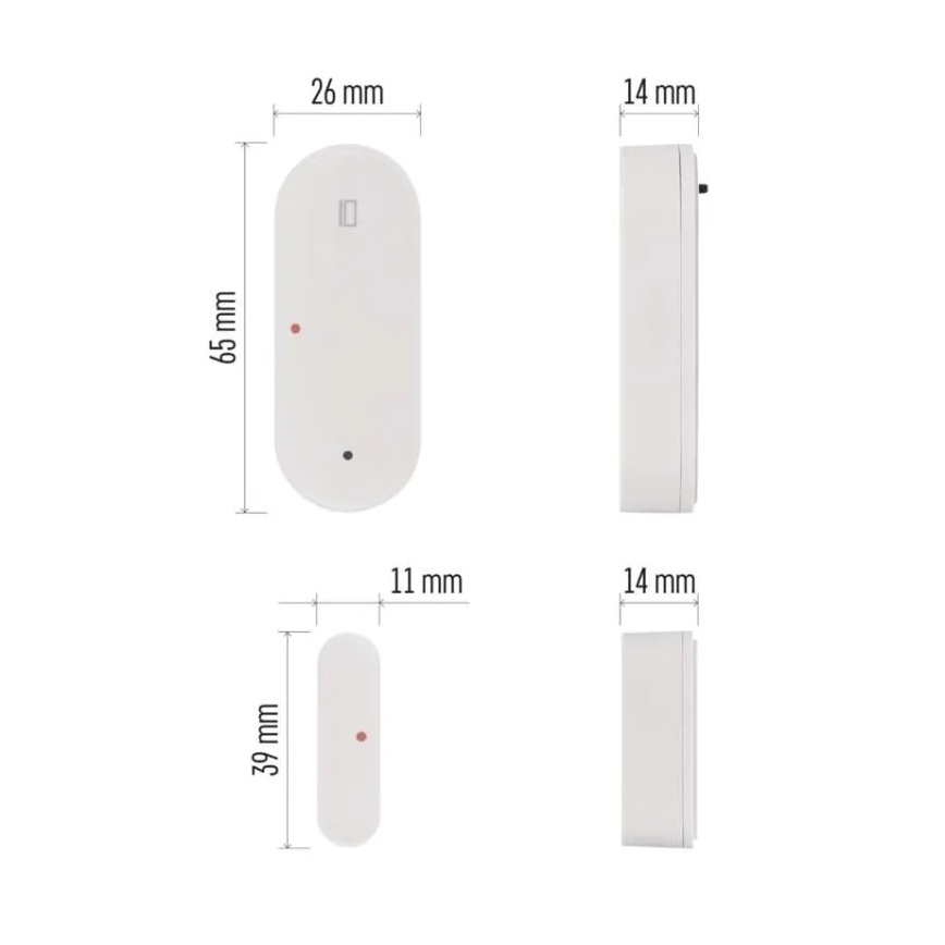 Pametni senzor vrata GoSmart 1xCR2032