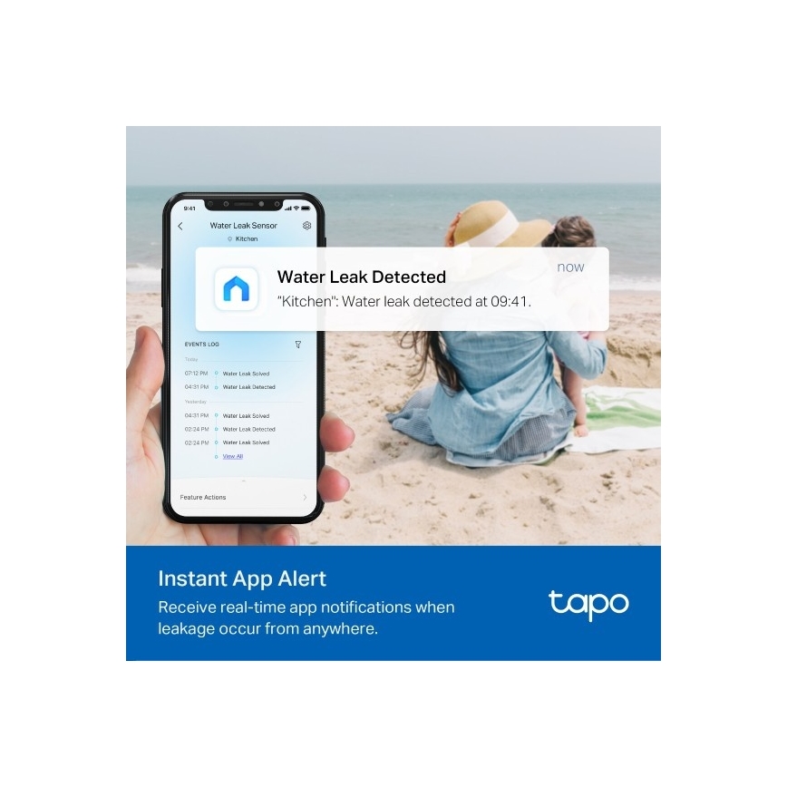 Pametni senzor za curenje vode 2xAAA