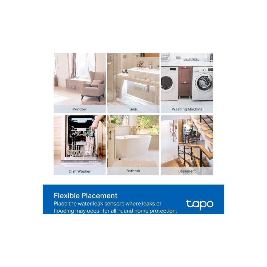 Pametni senzor za curenje vode 2xAAA