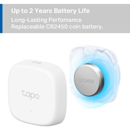 Pametni senzor za mjerenje temperature i vlažnosti 1xCR2450