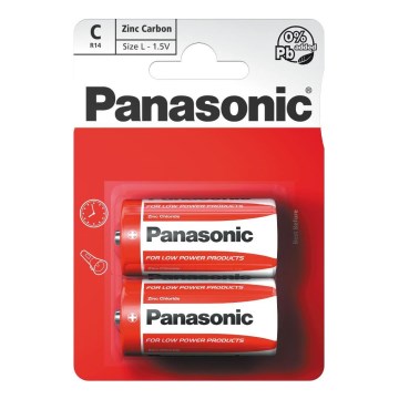 Panasonic - 2 kom Cink-ugljikova baterija C 1,5V