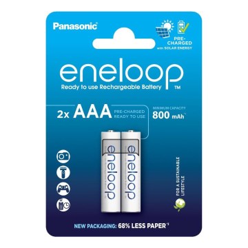 Panasonic - 2 komada punjivih AAA baterija Eneloop 800 mAh