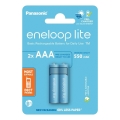 Panasonic - 2 komada punjivih AAA baterija Eneloop Lite 550 mAh