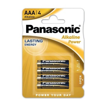 Panasonic - 4 kom Alkalna baterija AAA/LR03