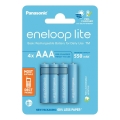 Panasonic - 4 komada punjivih AAA baterija Eneloop Lite 550 mAh