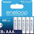 Panasonic - 8 komada punjivih AAA baterija Eneloop 800 mAh