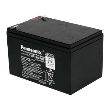 Panasonic LC-RA1212PG1 - Olovni akumulator 12V/12Ah/faston 6,3mm