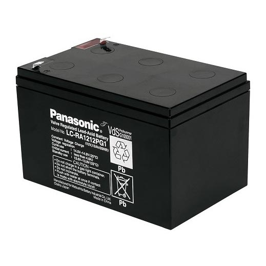 Panasonic LC-RA1212PG1 - Olovni akumulator 12V/12Ah/faston 6,3mm