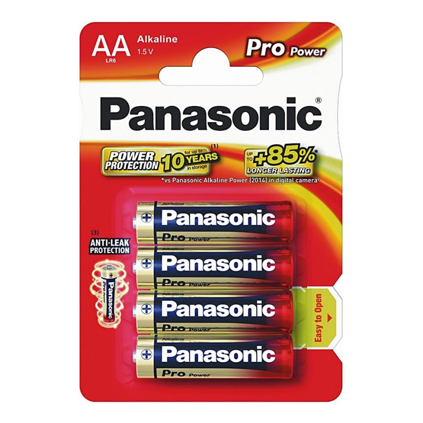 Panasonic LR6 PPG - 4kmd Alkalna baterija AA Pro Power 1,5V