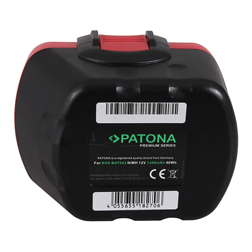 PATONA - Baterija Bosch 12V 3300mAh Ni-MH Premium