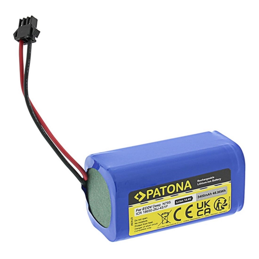 PATONA - Baterija Ecovacs Deebot 600/N79/715 3400mAh Li-lon 14,4V