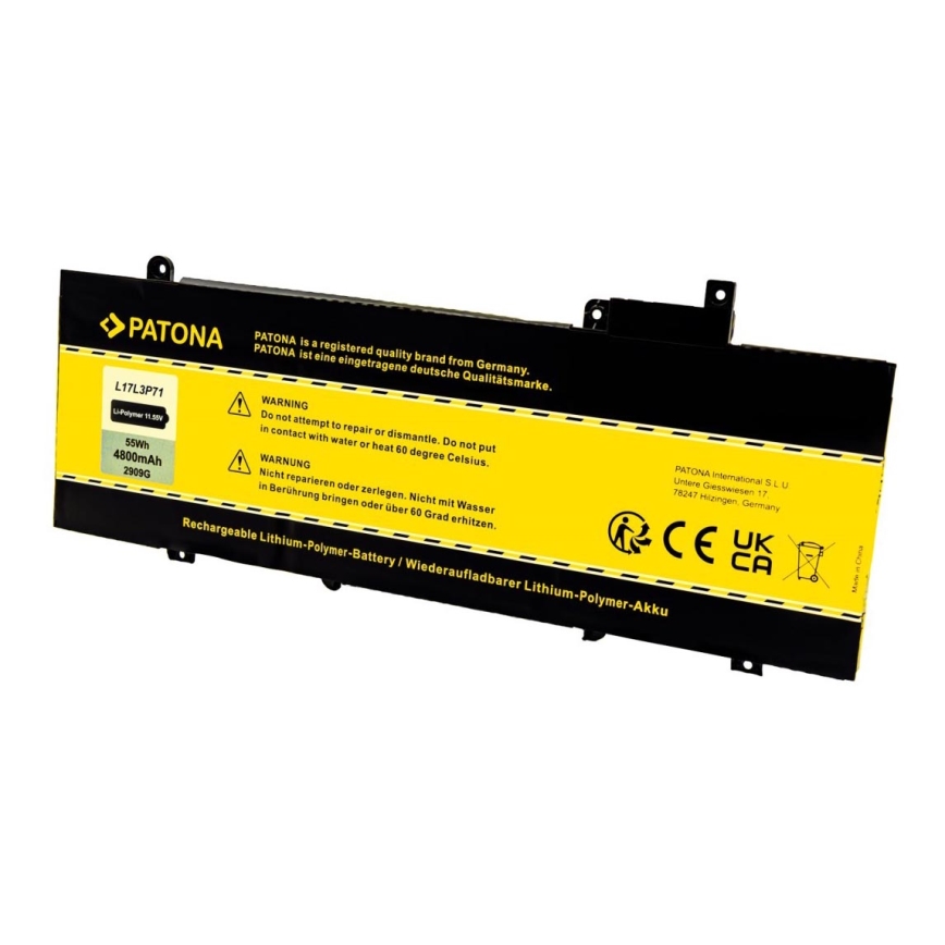 PATONA - Baterija Lenovo Thinkpad T480S 4800mAh Li-Pol 11,55V