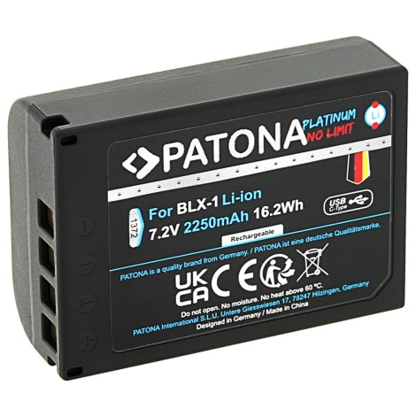 PATONA - Baterija Olympus BLX-1 2400mAh Li-Ion Platinum USB-C punjenje