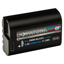 PATONA - Baterija Panasonic DMW-BLK22 2400mAh Li-Ion Platinum USB-C punjenje