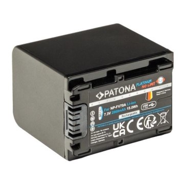 PATONA - Baterija za Sony NP-FV70A 2060mAh Li-Ion Platinum s USB-C punjenjem