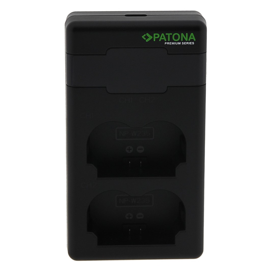 PATONA - Brzi punjač Dual Fuji NP-W235 + kabel USB-C 0,6m