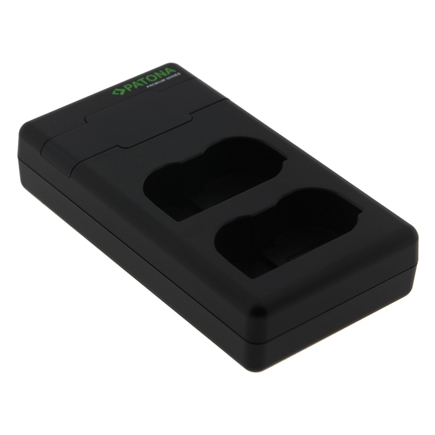 PATONA - Brzi punjač Dual Nikon EN-EL15/EN-EL15C + kabel USB-C 0,6m
