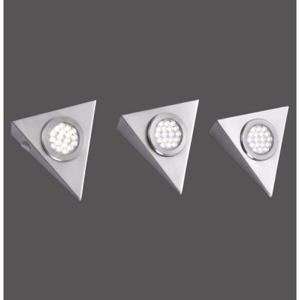 Paul Neuhaus 1119-55-3 - SET 3x LED Rasvjeta za namještaj sa senzorom HELENA LED/2,5W/230V