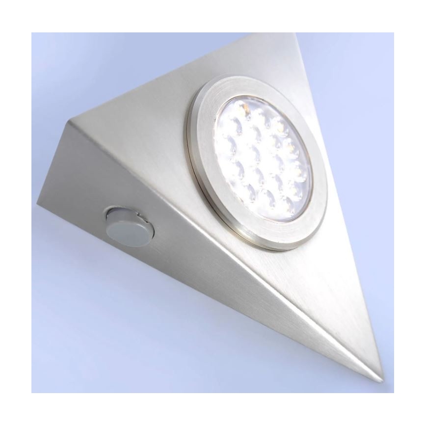 Paul Neuhaus 1119-55-3 - SET 3x LED Rasvjeta za namještaj sa senzorom HELENA LED/2,5W/230V