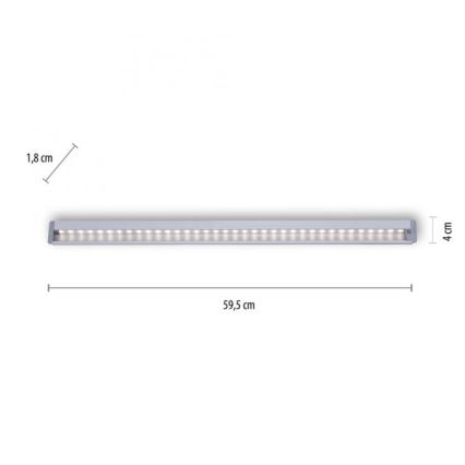 Paul Neuhaus 1122-95 - LED Svjetiljka za ispod ormarića HELENA LED/6W/230V