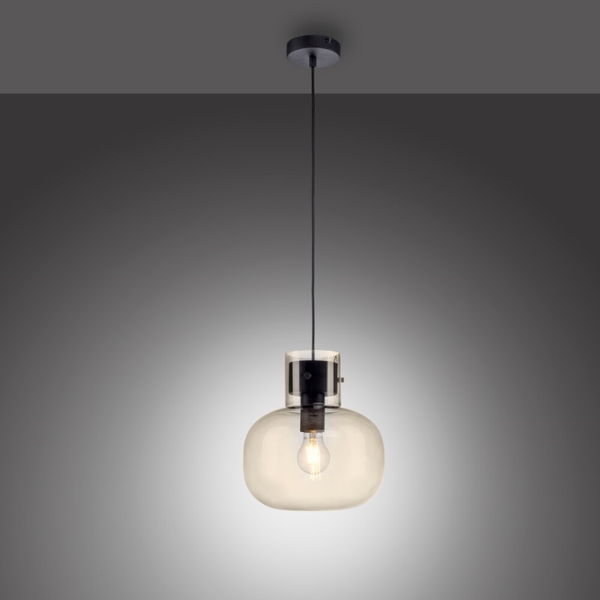Paul Neuhaus 2003-27 - Luster na sajli SHITAKE 1xE27/10W/230V pr. 25 cm dimna