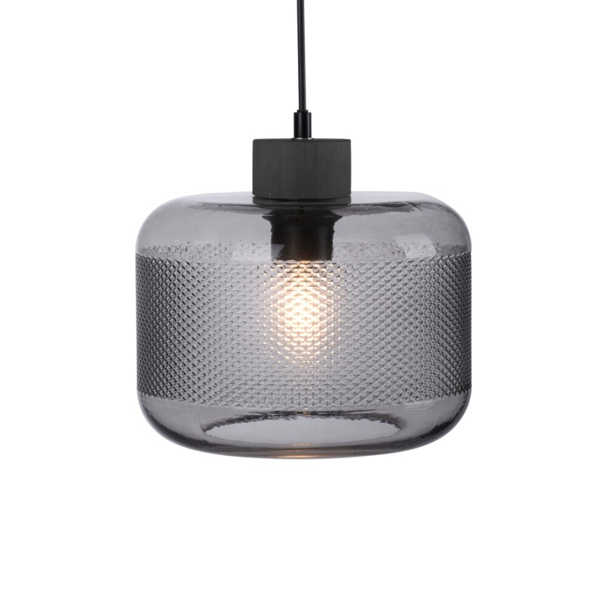 Paul Neuhaus 2005-25 - Luster na sajli BOLETUS 1xE27/10W/230V pr. 23,5 cm siva