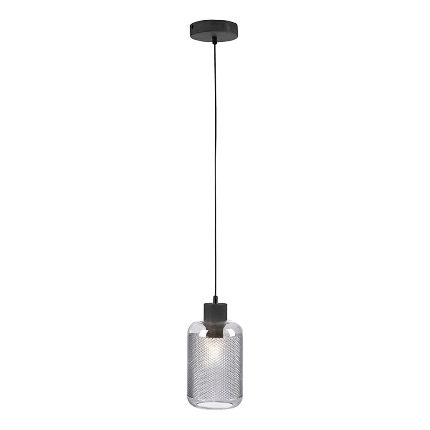 Paul Neuhaus 2006-25 - Luster na sajli BOLETUS 1xE27/10W/230V pr. 14 cm siva
