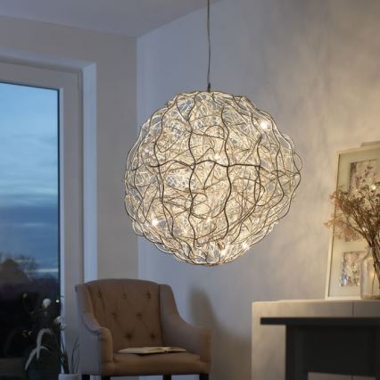 Paul Neuhaus 2019-21 - Luster na sajli SAREA 15xG9/40W/230V srebrna