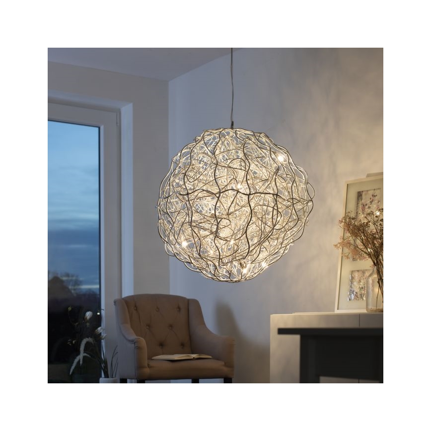 Paul Neuhaus 2019-21 - Luster na sajli SAREA 15xG9/40W/230V srebrna