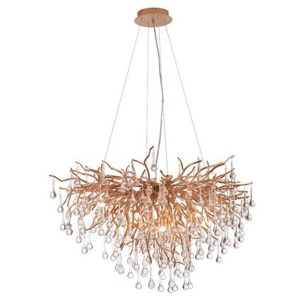 Paul Neuhaus 2192-11 - Luster na sajli ICICLE 10xG9/40W/230V 50x100 cm mesing