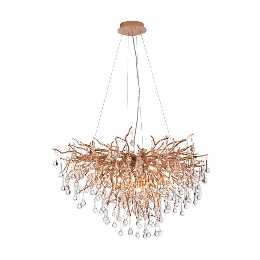 Paul Neuhaus 2192-11 - Luster na sajli ICICLE 10xG9/40W/230V 50x100 cm mesing