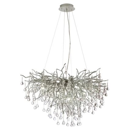 Paul Neuhaus 2192-55 - Luster na sajli ICICLE 10xG9/40W/230V 50x100 cm sjajni krom