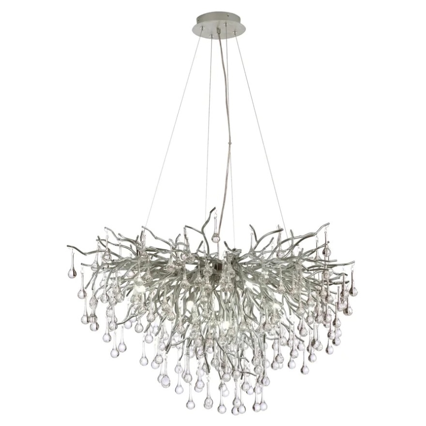 Paul Neuhaus 2192-55 - Luster na sajli ICICLE 10xG9/40W/230V 50x100 cm sjajni krom
