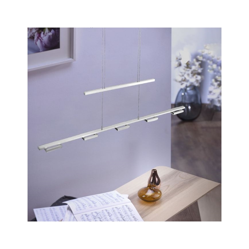 Paul Neuhaus 2446-55 - LED Prigušivi luster na sajli INIGO 5xLED/4W/230V