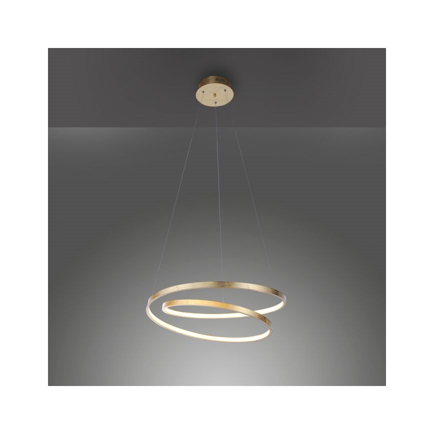 Paul Neuhaus 2472-12 - LED Prigušivi luster na sajli ROMAN LED/30W/230V zlatna